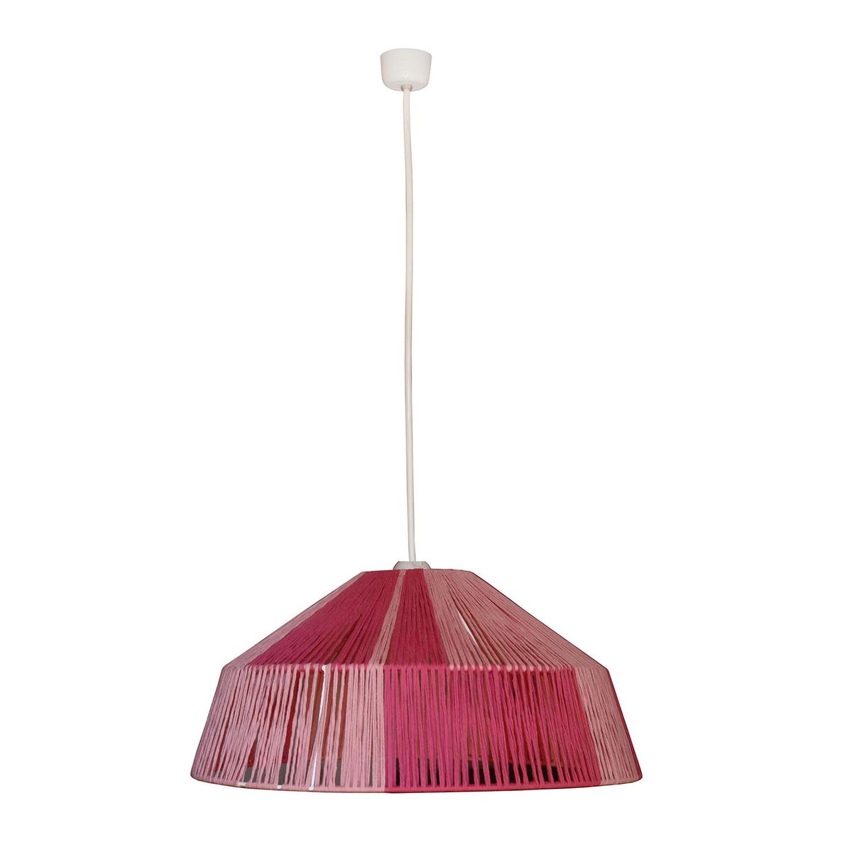 CAROLD STEVENS - Lámpara Colgante Rosita 1 Luz Metal Rosa