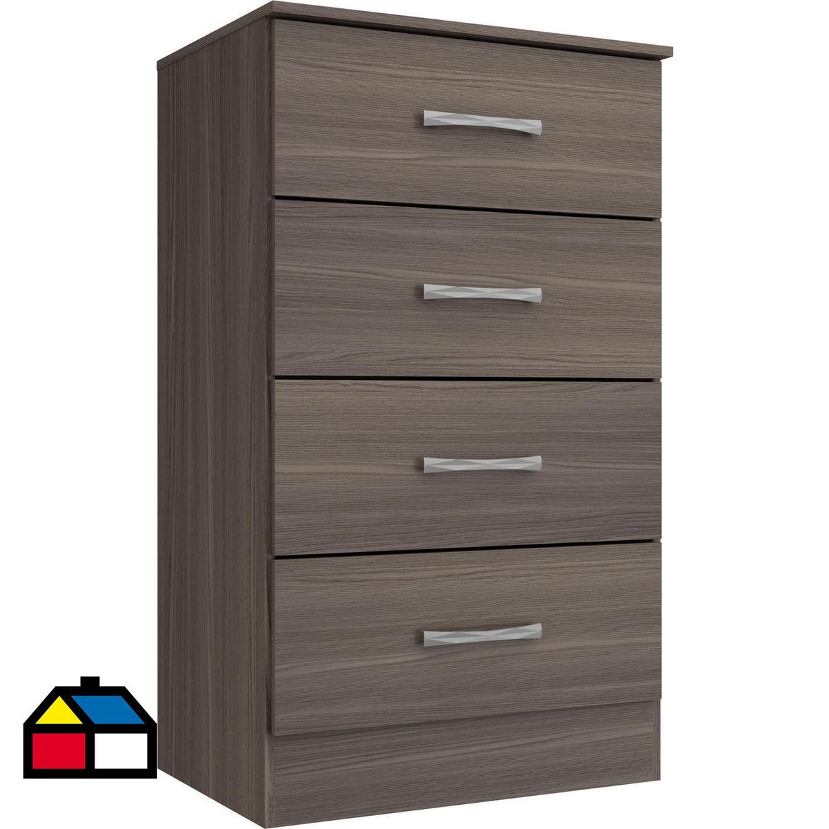 EXIT - Cómoda 4 Cajón(es) Roma 55x93x38.5 cm Nogal