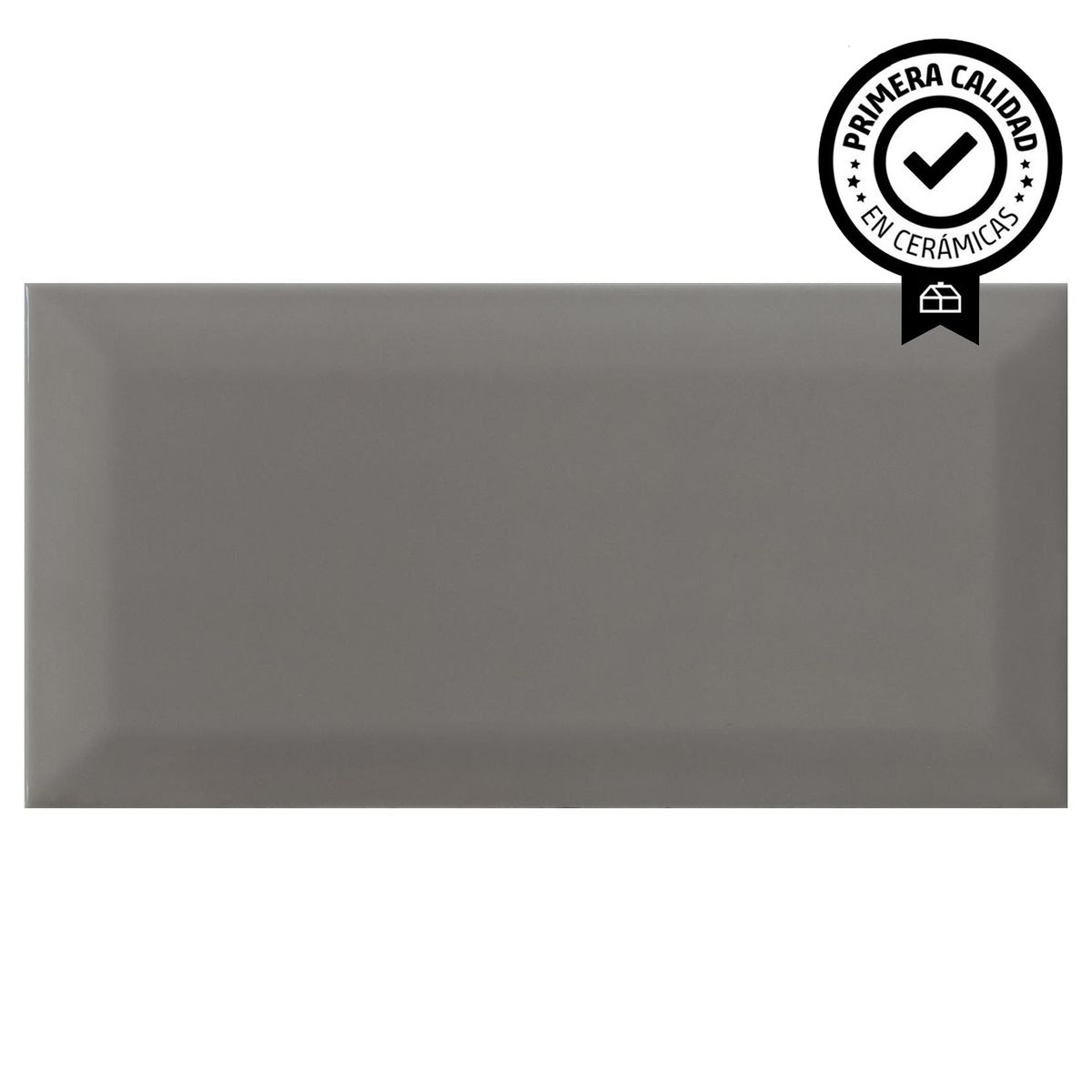 ANTIK - Cerámica 10x20 cm Bisel Pearl Gris 1 m2