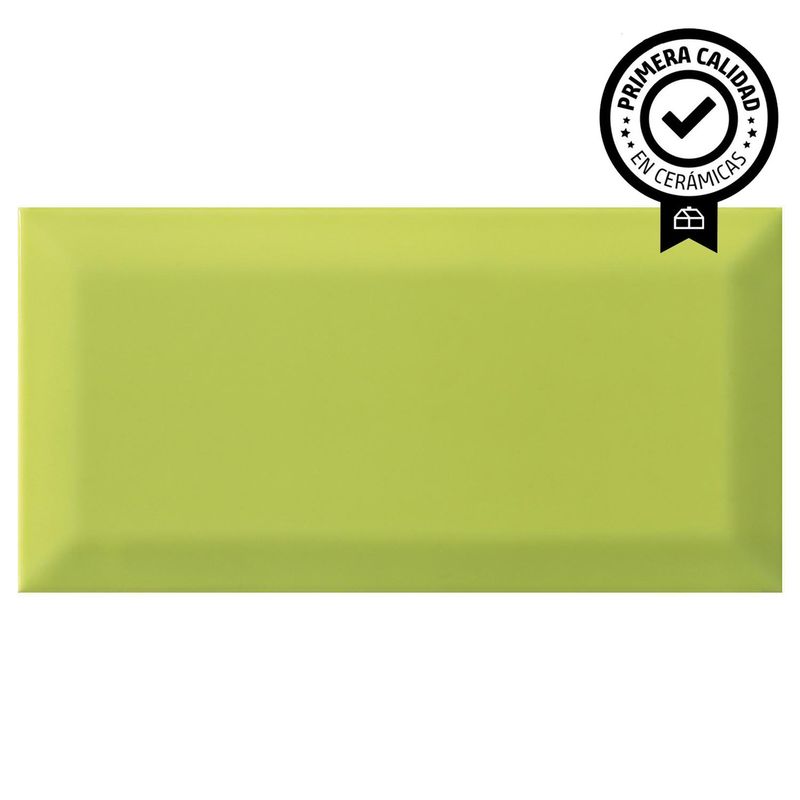 ANTIK - Cerámica 10x20 cm Bisel Ygreen Verde Pistacho 1 m2