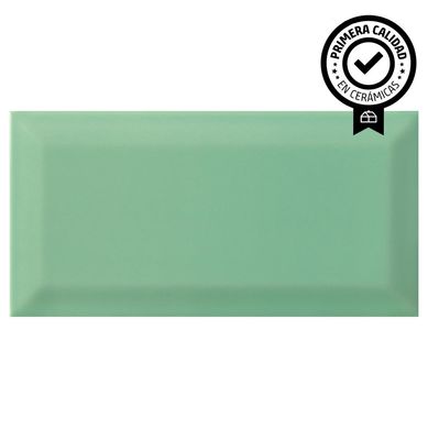 Cermica 10x20 cm Bisel Esmeral Verde 1 m2