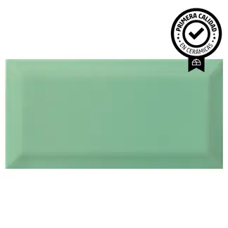ANTIK - Cerámica 10x20 cm Bisel Esmeral Verde 1 m2