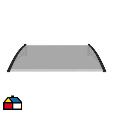 Alero hoja doble translucido 1,15x80 m so