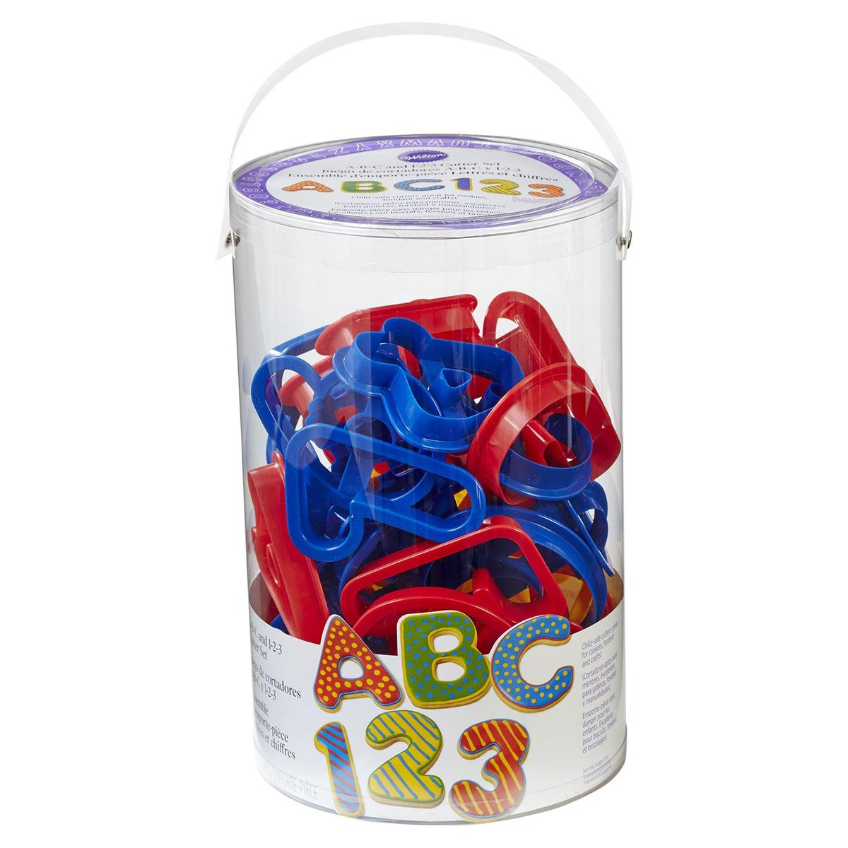 WILTON - Set de 50 Moldes Wilton Letras Números Repostería