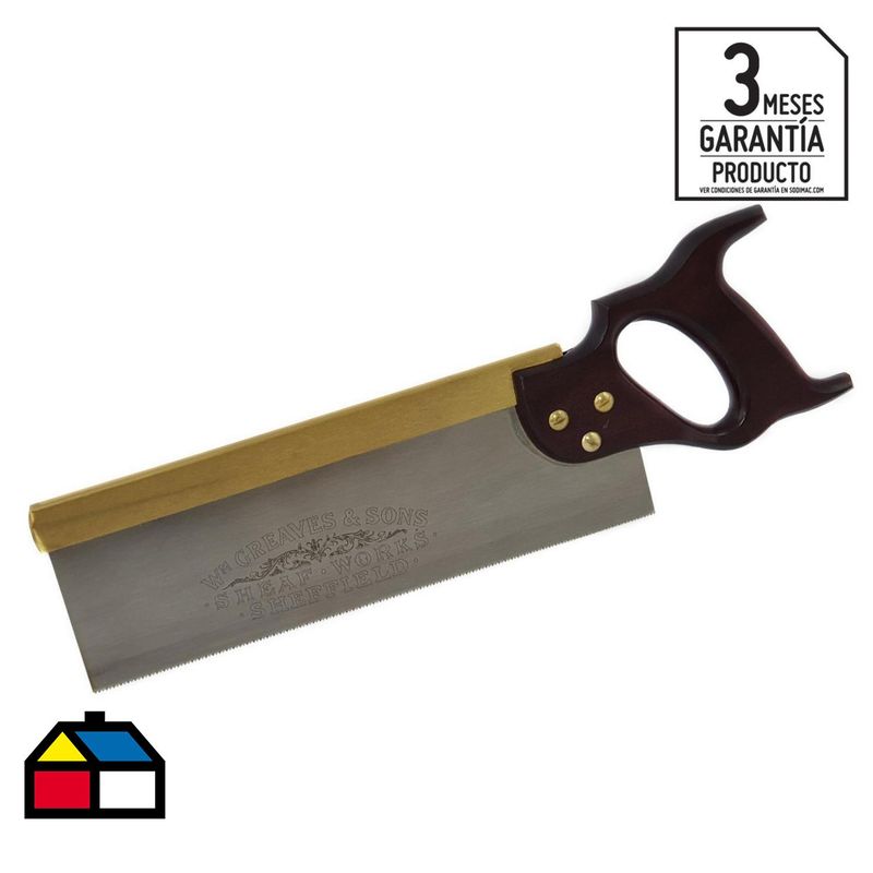 THOMAS FLINN - Serrucho de ebanista 12" 13 TPI crosscut