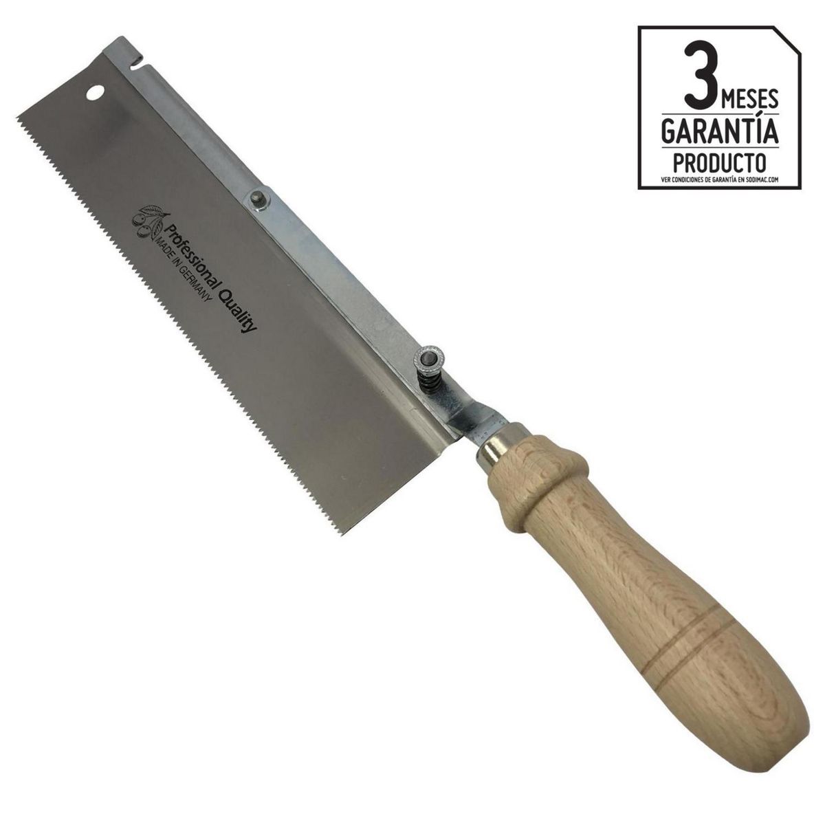 TWO CHERRIES - Serrucho de ebanista 10" 15 TPI reversible