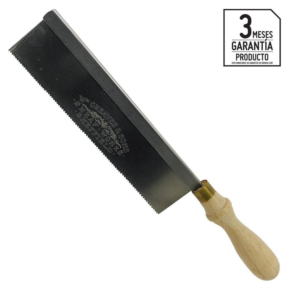 THOMAS FLINN - Serrucho de ebanista 8" 15 TPI