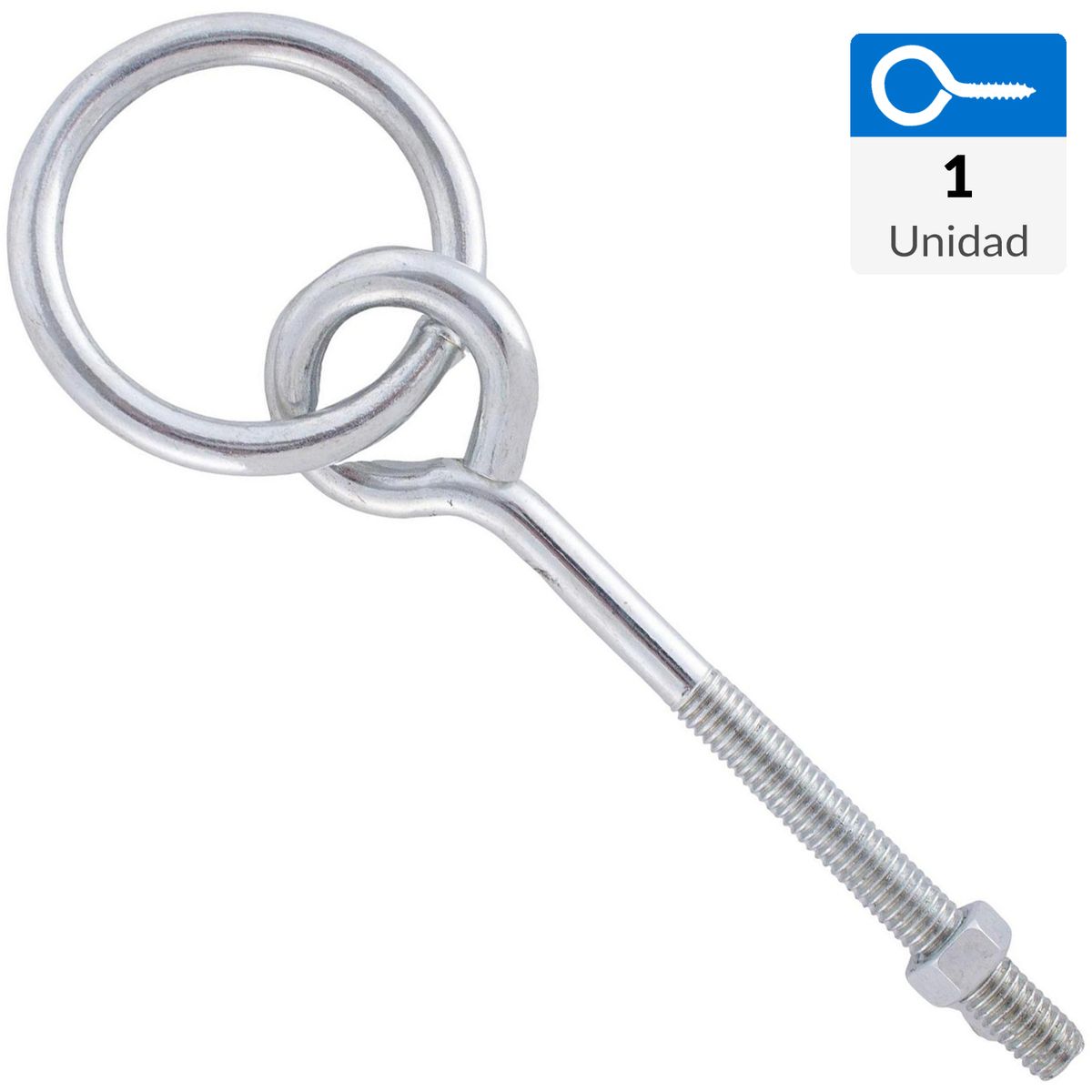 FIXSER - Perno ojo con argolla M10 x 6"