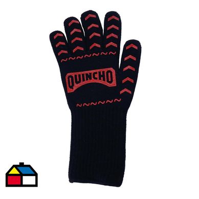 Guante silicona premium bbq xs negro