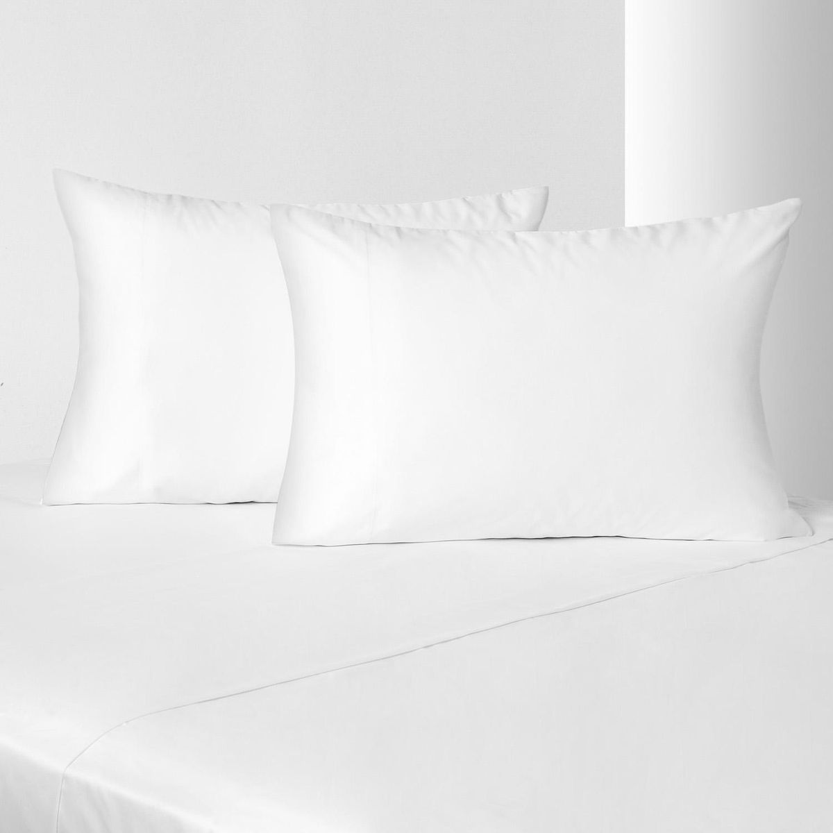 ROYAL SUPREME - Juego de Sábanas Sateen 2 plazas 800 Hilos Blanco