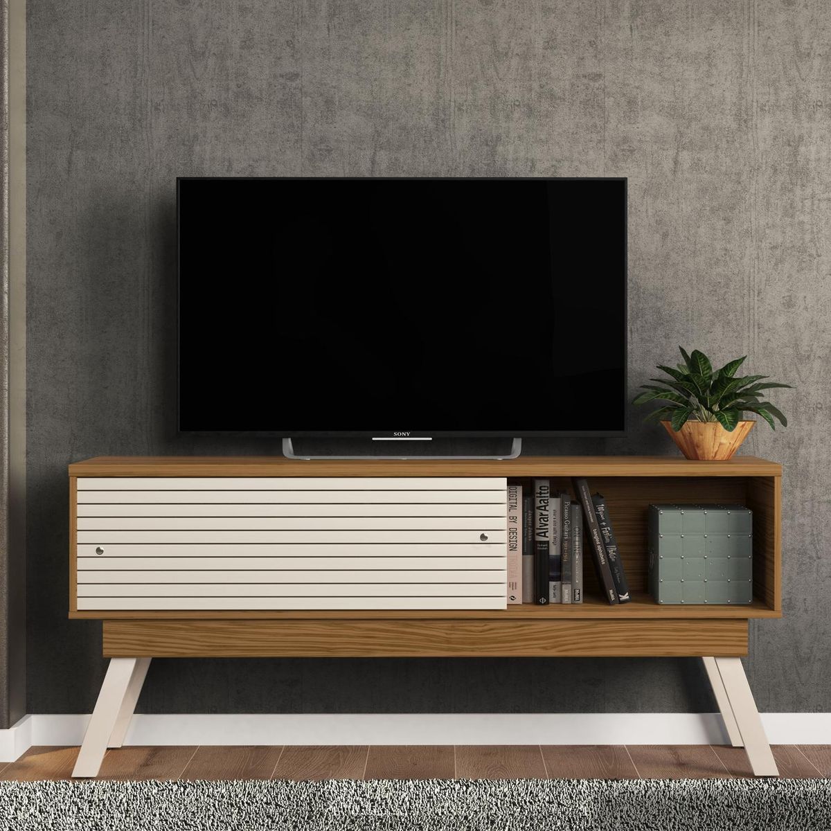 ALTAVISION - Rack Frizz 1,5 68x150x39 Café Claro