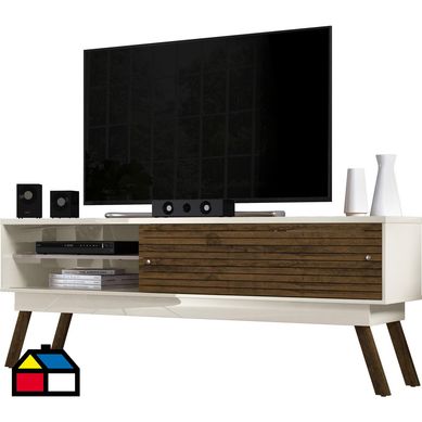 Rack Frizz 1,8 68x182x39 Blanco/Caf.