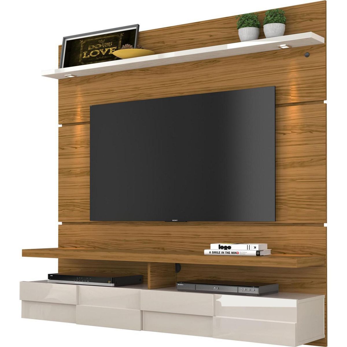 ALTAVISION - Panel Lana 156x160x33 Cafe Claro.