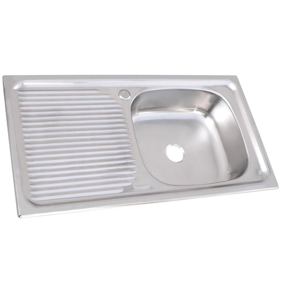 SPLENDID - Lavaplatos Empotrado Izquierdo 1 Cubeta(s) 80x15x44 cm Acero inoxidable