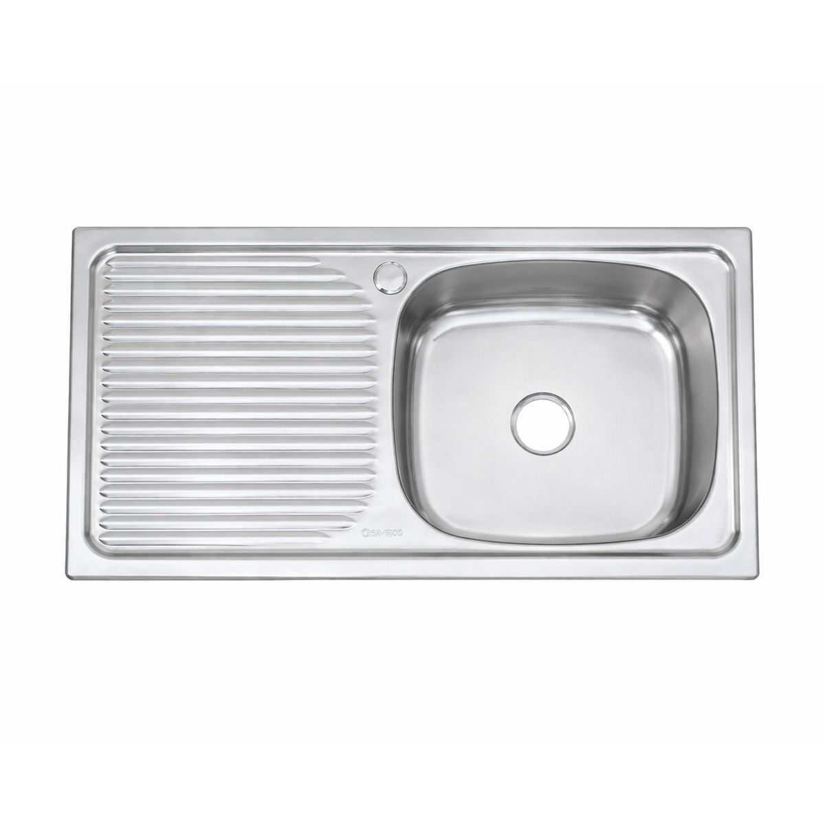 SPLENDID - Lavaplatos Empotrado Izquierdo 1 Cubeta(s) 80x15x44 cm Acero inoxidable