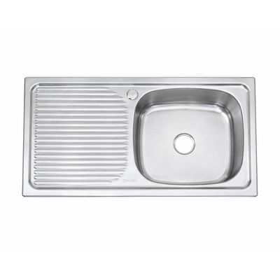 Imagen 2 del producto Lavaplatos Empotrado Izquierdo 1 Cubeta(s) 80x15x44 cm Acero inoxidable