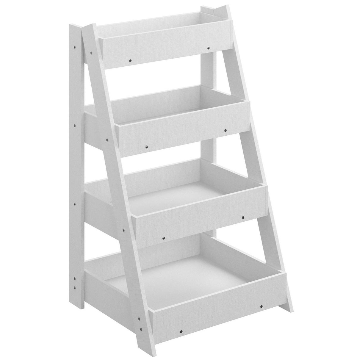 BE DESIGN - Estante Life MDF 4 Nivel(es) 59x100x52 cm Blanco