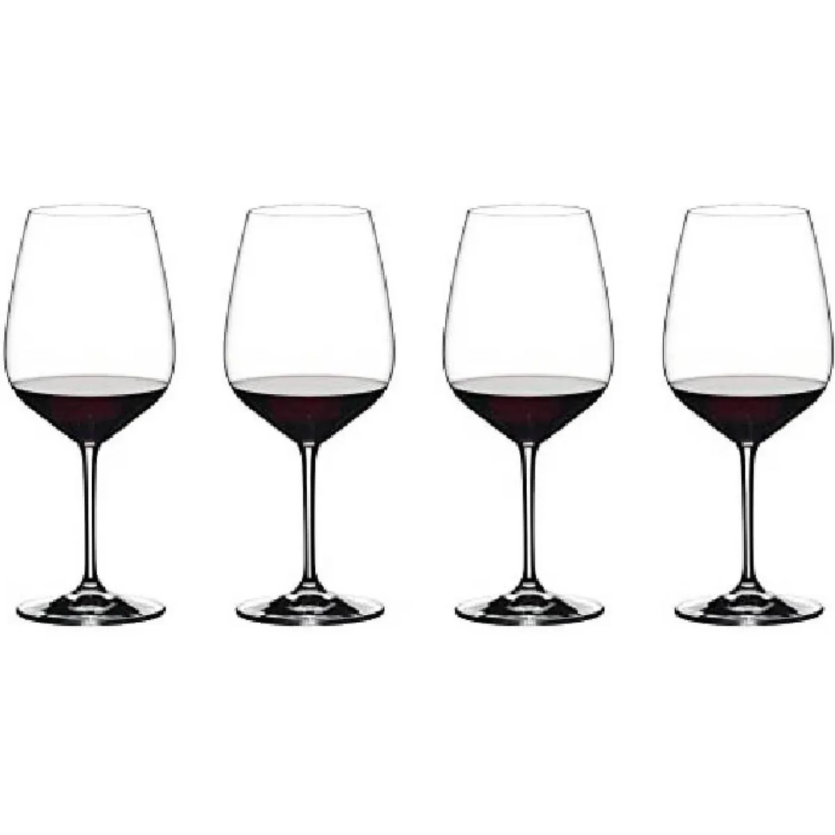RIEDEL - Set 4 Copas de Vino tinto 400 ml Cristal Transparente