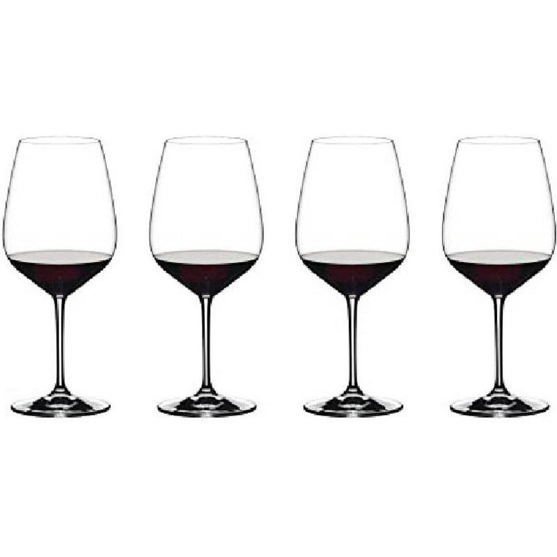 RIEDEL - Set 4 Copas de Vino tinto 400 ml Cristal Transparente