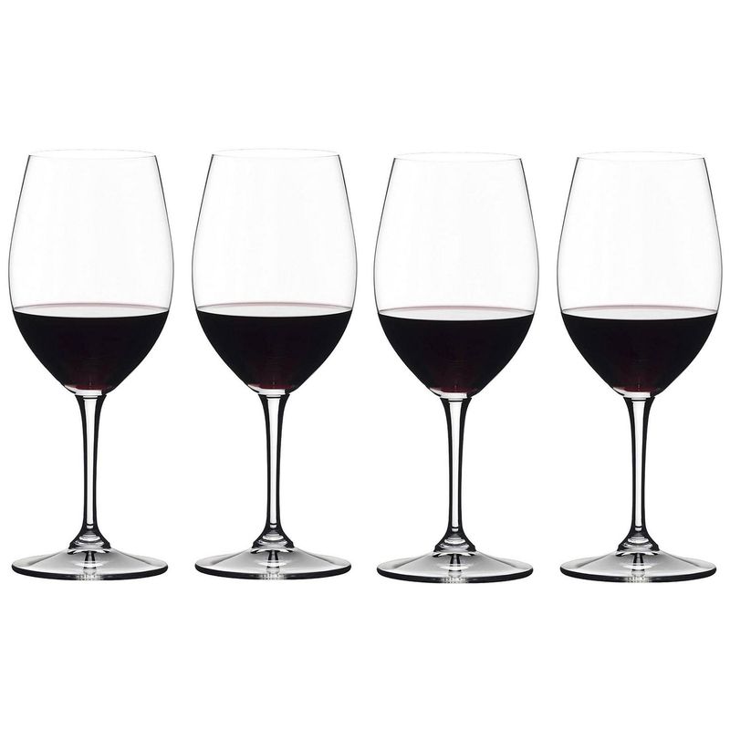 RIEDEL - Set copas vino tinto cristal 400 cc 4 piezas