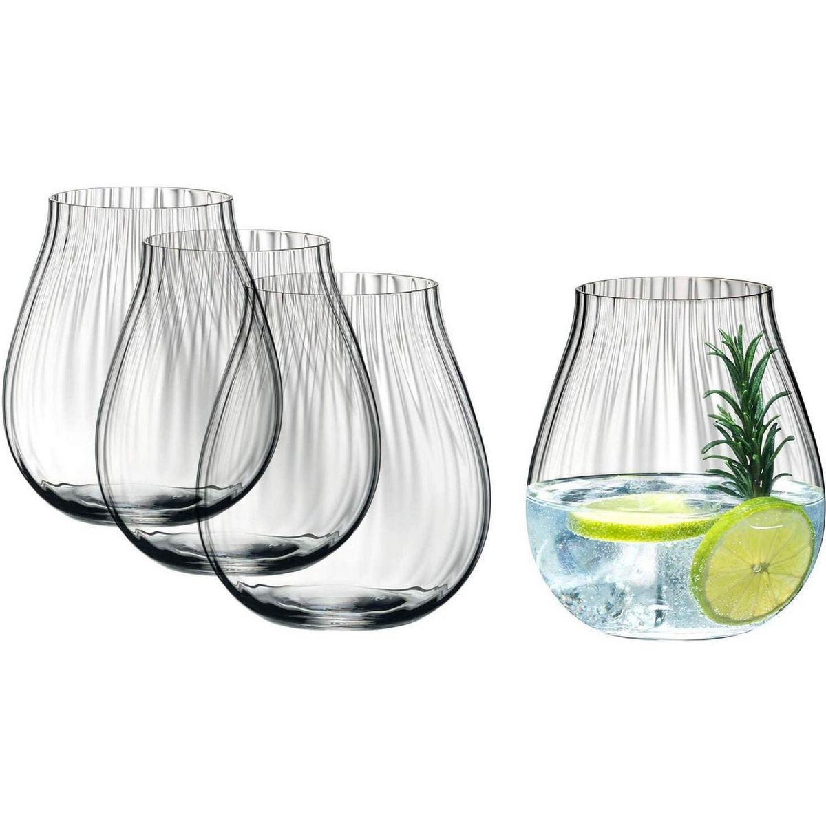 RIEDEL - Set 4 Copas de Licor 400 ml Cristal Transparente