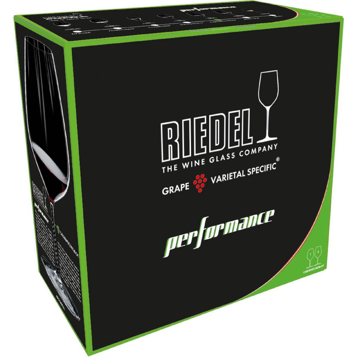 RIEDEL - Set 2 Copas de Vino tinto 400 ml Cristal Transparente