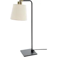 Lámpara Velador Ele Bronce SM Amarillo 20x52 cm