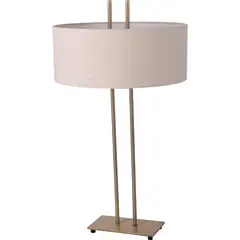 DISEÑO 3 - Lámpara de mesa H bronce 2 luces E27