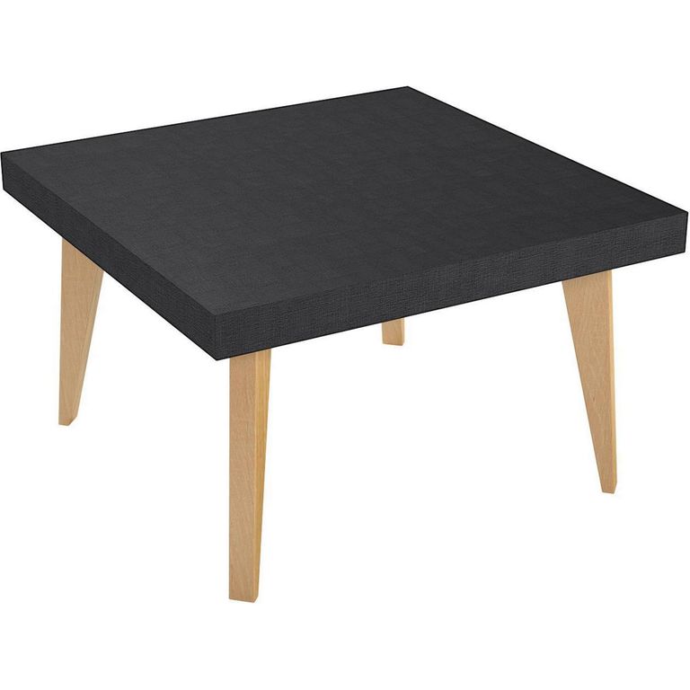BE DESIGN Mesa de centro 60x60x37 cm negro