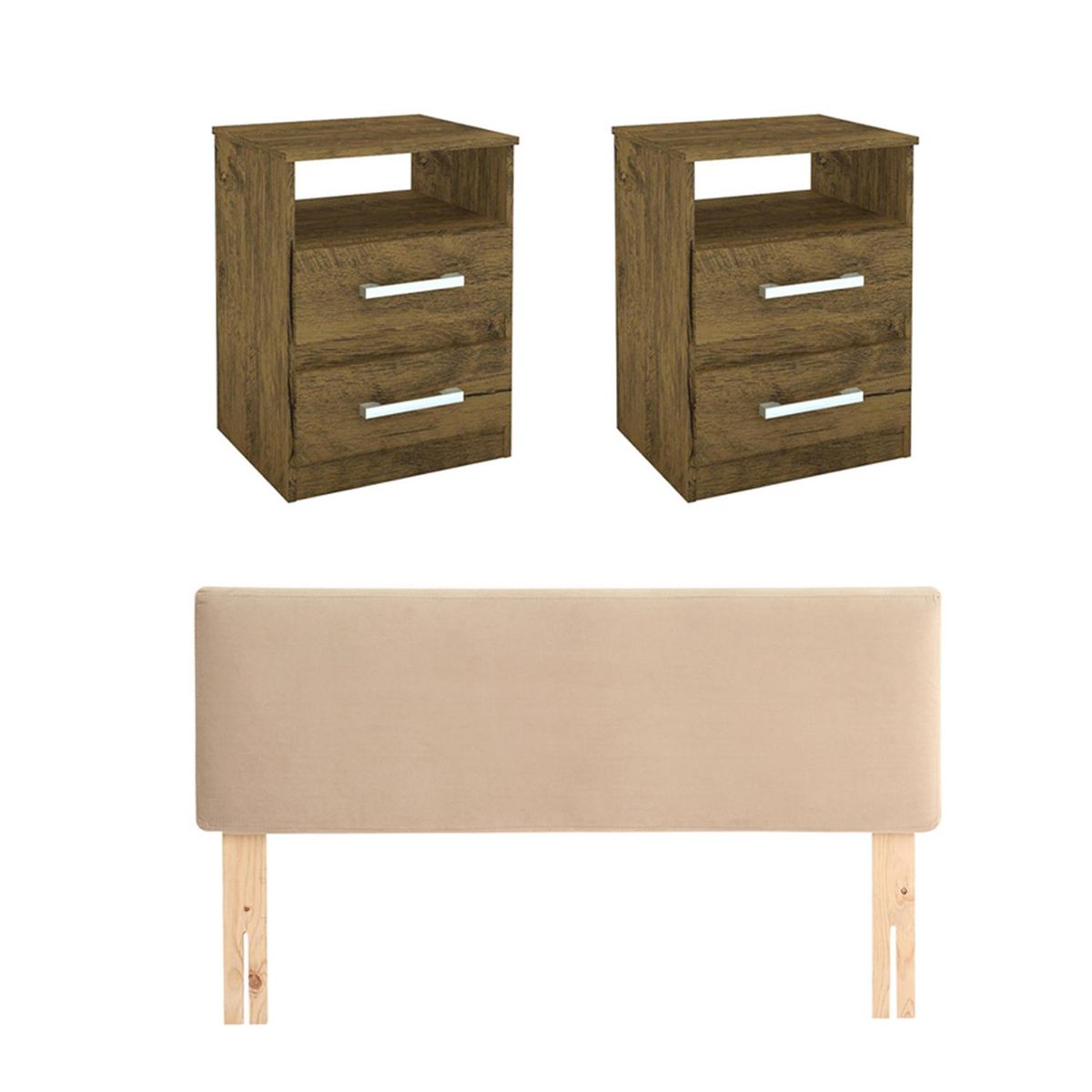 ROCH LTDA - Combo respaldo + 2 veladores