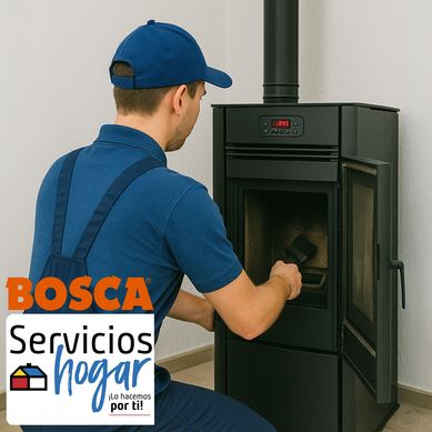 Servicio de Mantencin de calefactor a pellet  BOSCA en casa de 1 piso