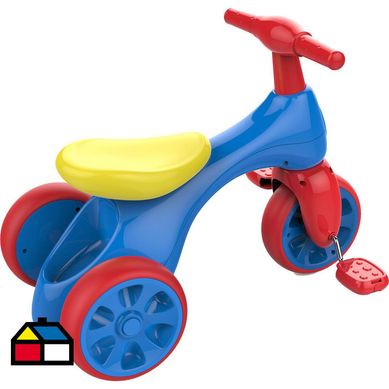Triciclo azul con pedal