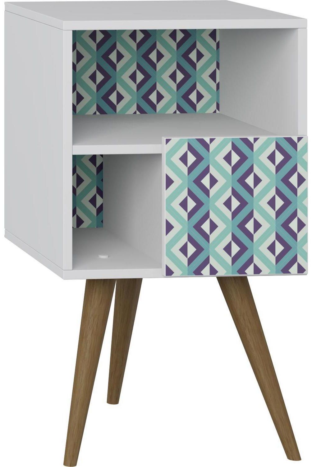 BE DESIGN - Mesa 35x40x71 cm blanco
