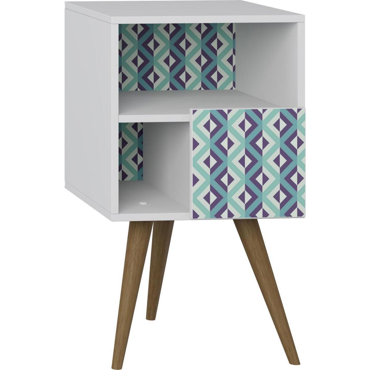 BE DESIGN - Mesa 35x40x71 cm blanco