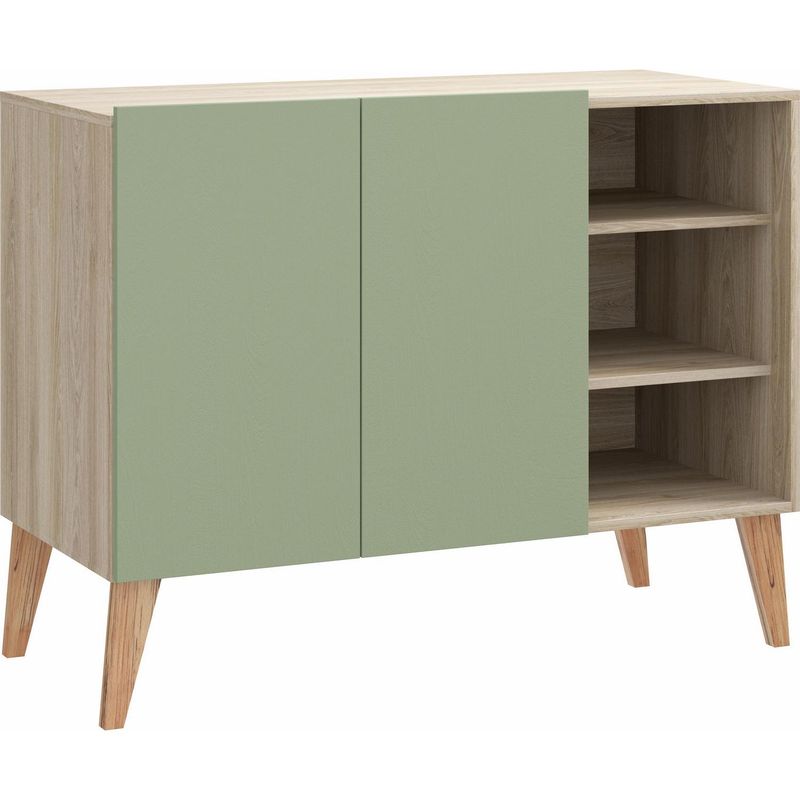 BE DESIGN - Buffet Leaves Verde 104x46x79 cm