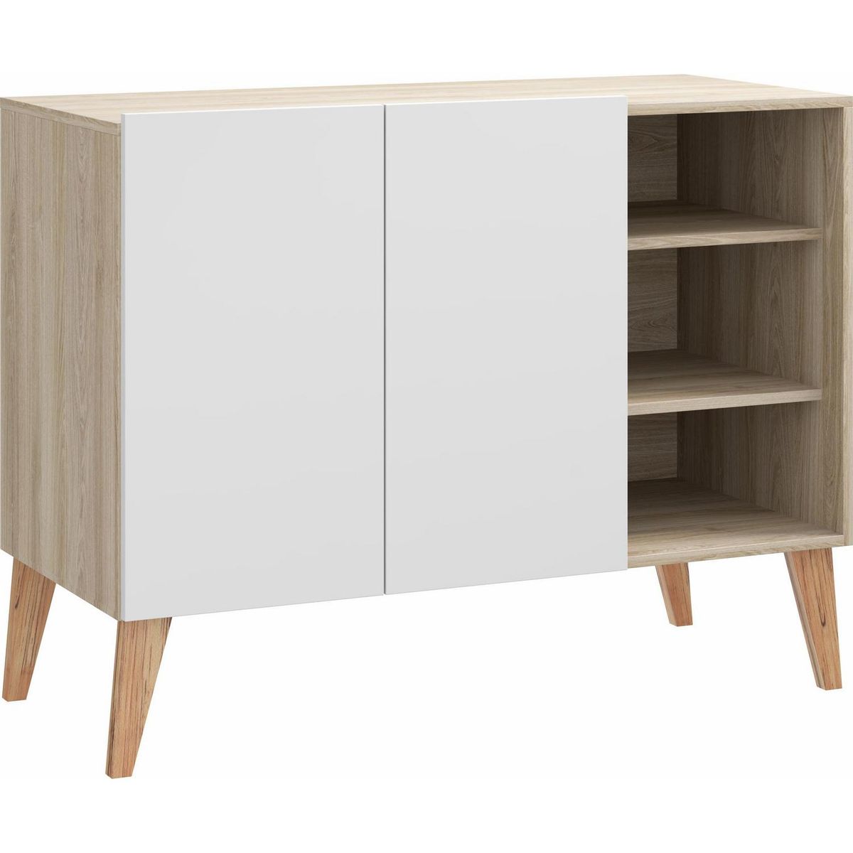 BE DESIGN - Buffet Leaves Beige 104x46x79 cm