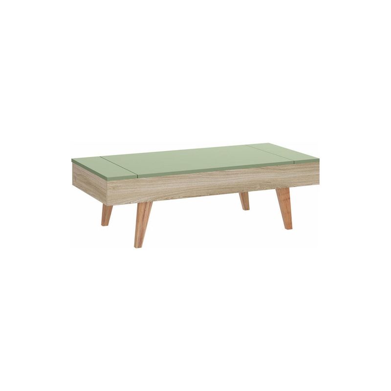 BE DESIGN - Mesa de centro 45x100x31 cm verde
