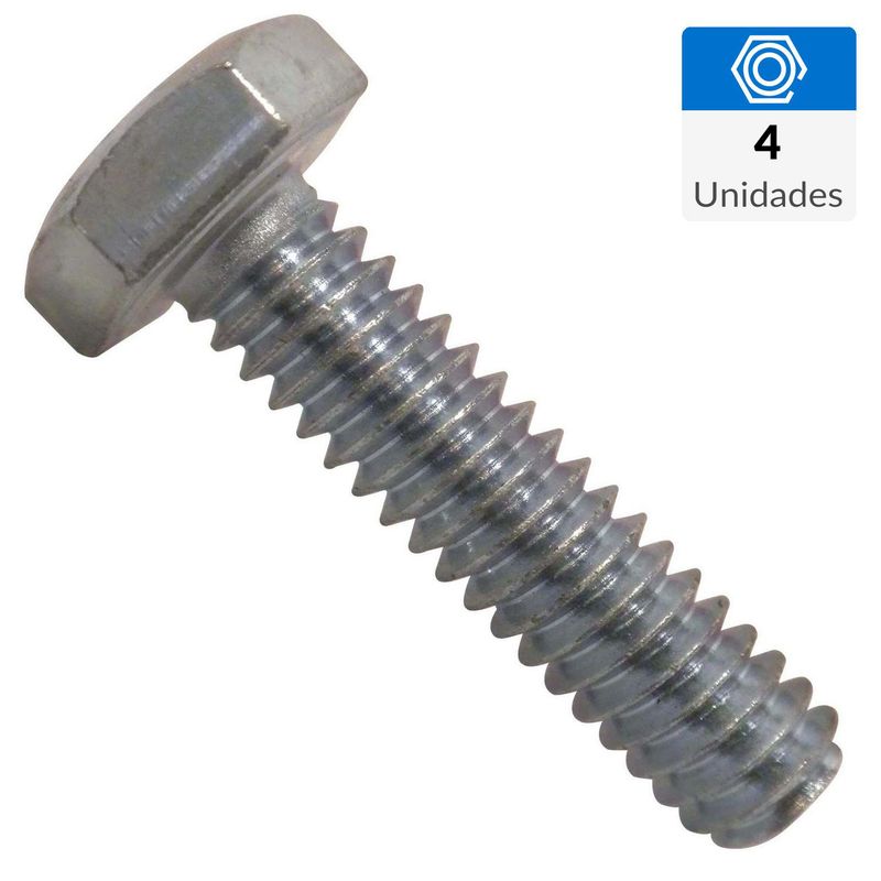 FIXSER - Perno Hexagonal G2 1/4X3/4 ZBR 4 unidades
