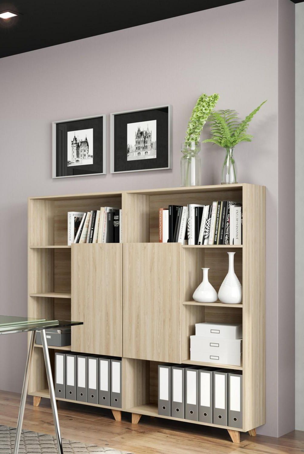 BE DESIGN - Estante Aurora MDF 4 Nivel(es) 70x141x31 cm Beige