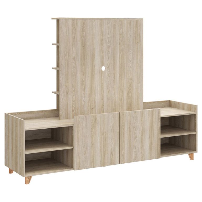 BE DESIGN Panel Rack TV 32" Beige 180x137x46 cm