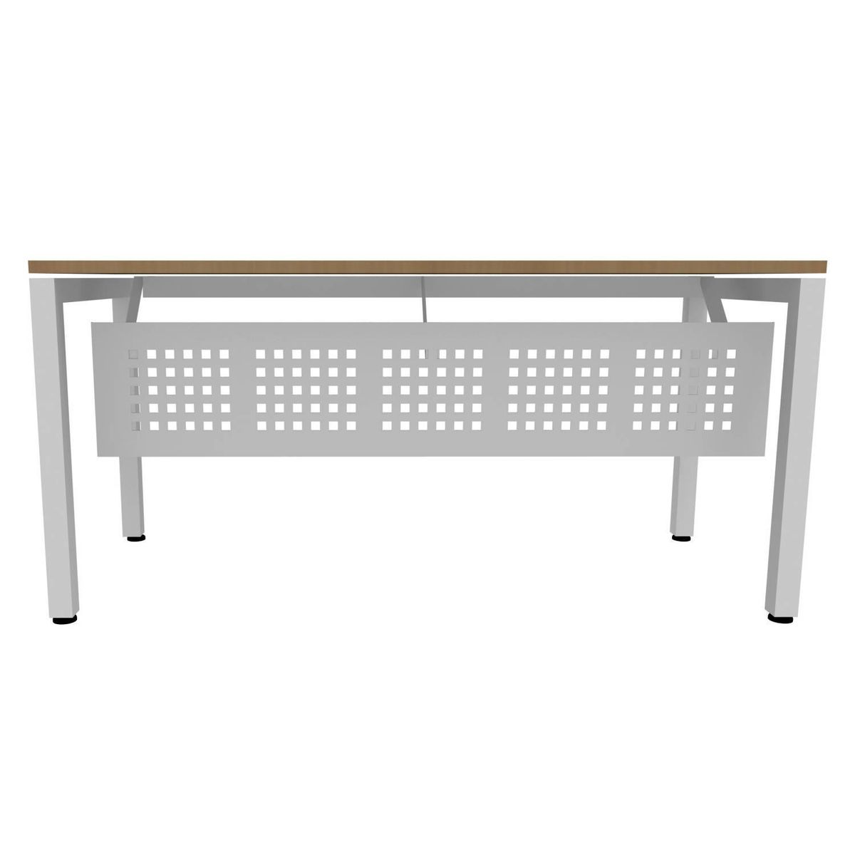 BASFLEX - Escritorio Bench Coigue/blanco 150x75x60 cm