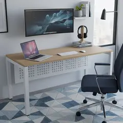 BASFLEX - Escritorio Bench Coigue/blanco 150x75x60 cm