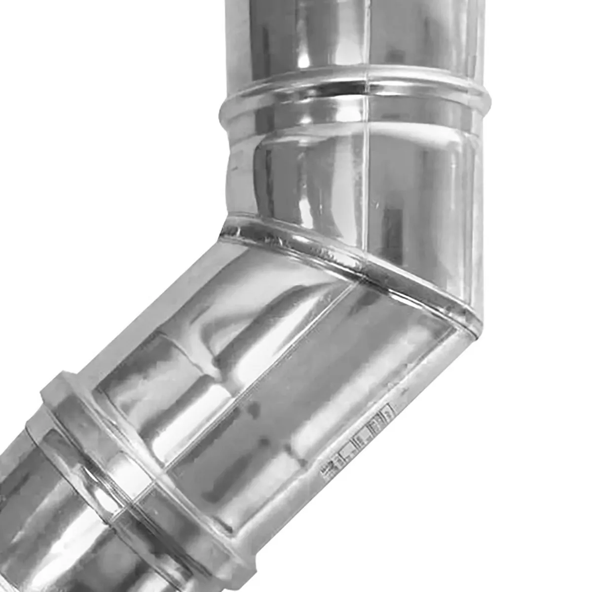 BOSCA - Juego codo acero inox diámetro 80 mm 45°
