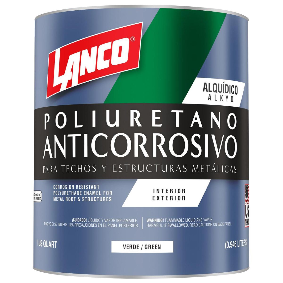 LANCO - Anticorrosivo Tarro 0.25 galón(es) Mate Verde