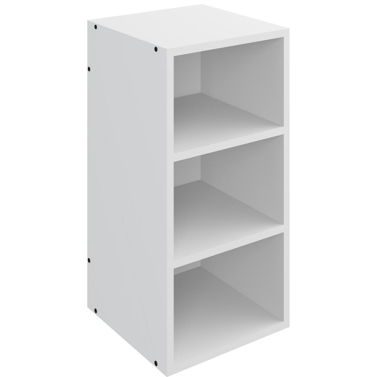 BE DESIGN - Repisa MDF 3 Nivel(es) 30x60x30 cm Blanco