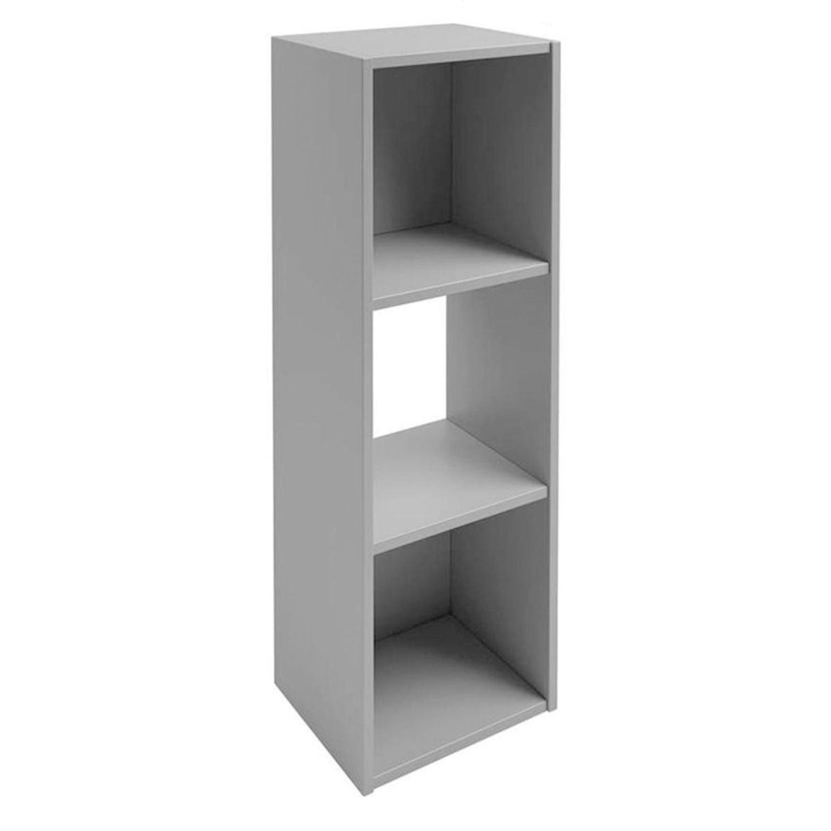 BE DESIGN - Repisa MDF 3 Nivel(es) 30x90x25 cm Gris