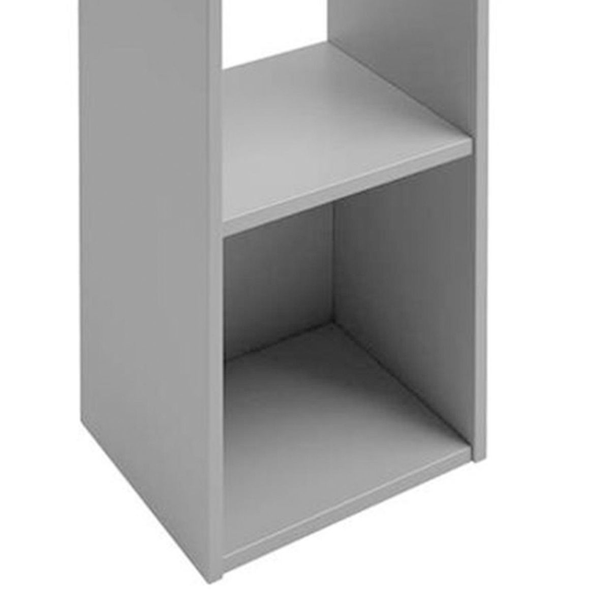 BE DESIGN - Repisa MDF 3 Nivel(es) 30x90x25 cm Gris