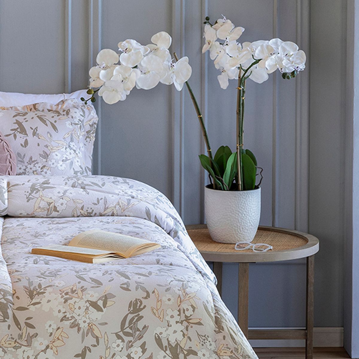 JUST HOME COLLECTION - Planta Artificial Orquídea 90 cm Multicolor