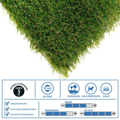 Alfombra Pasto Sinttico 30 mm 1x4 m