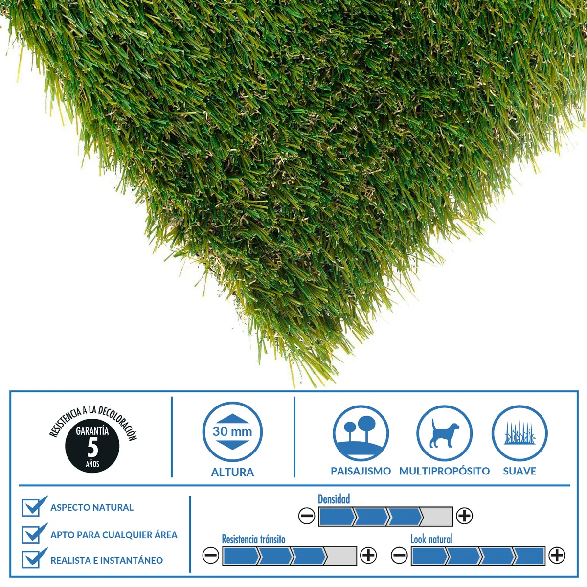 JUST HOME COLLECTION - Pasto Sintético 30 mm 1x4 m